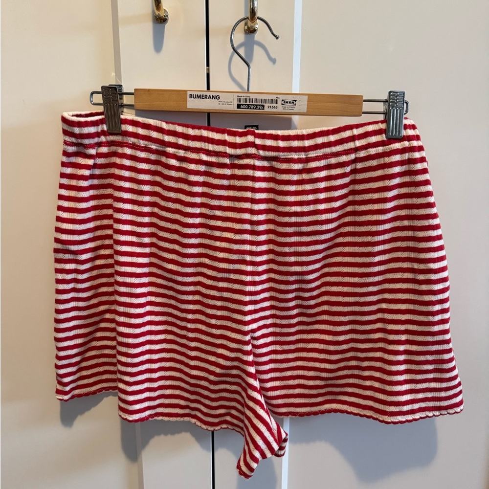 J.Crew Striped Pointelle Shorts | Size Large - Picture 5 of 7